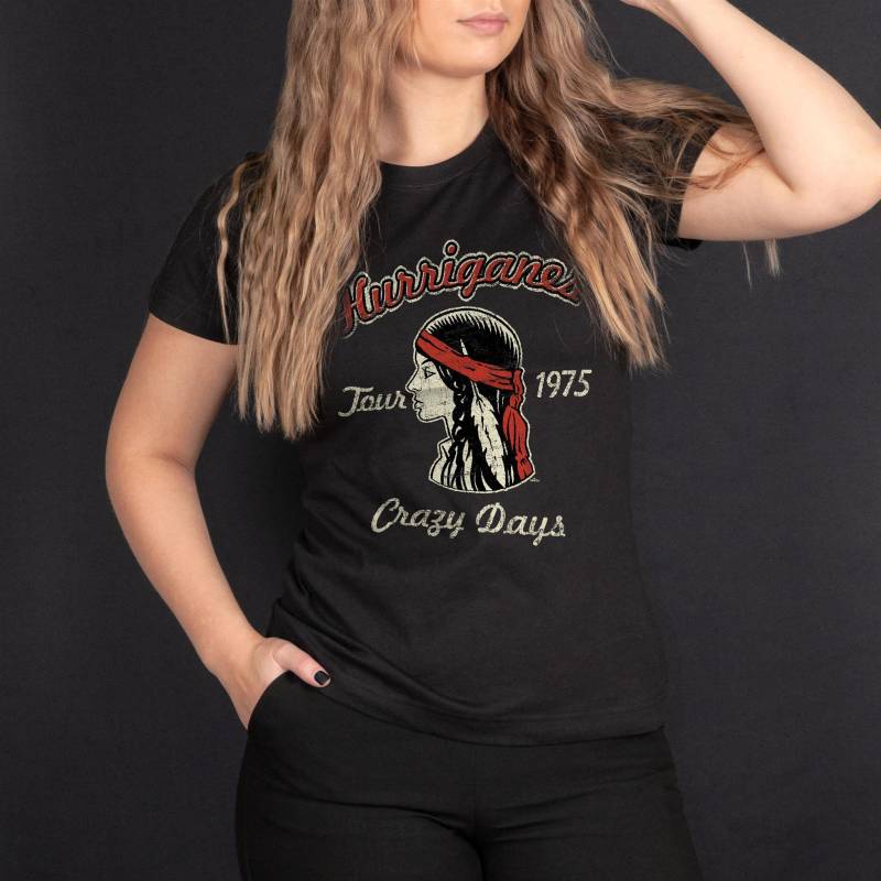 Black DC Hurriganes Crazy Days SLIM T-shirt