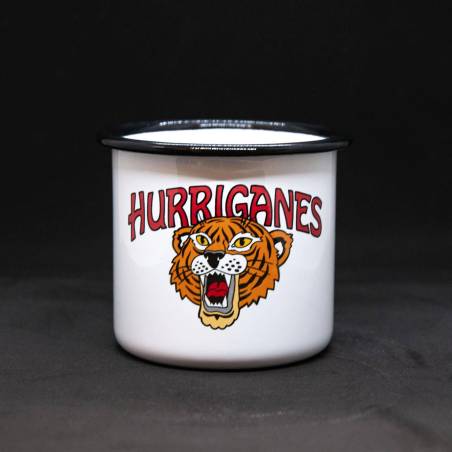 White Hurriganes & Tiger  enamel Mug