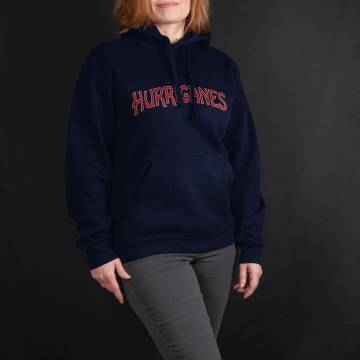 Navy Blue DC Hurriganes logo Hooded Sweat