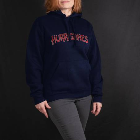 Navy Blue DC Hurriganes logo Hooded Sweat