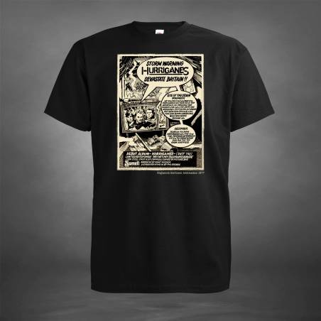 Musta Hurriganes Mainos 1977 T-paita