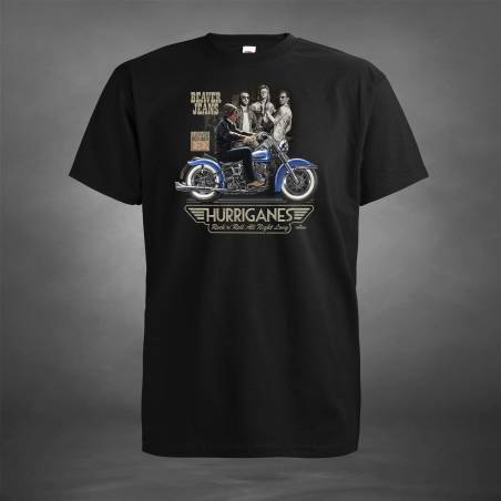 Musta Hurriganes Prätkä T-paita
