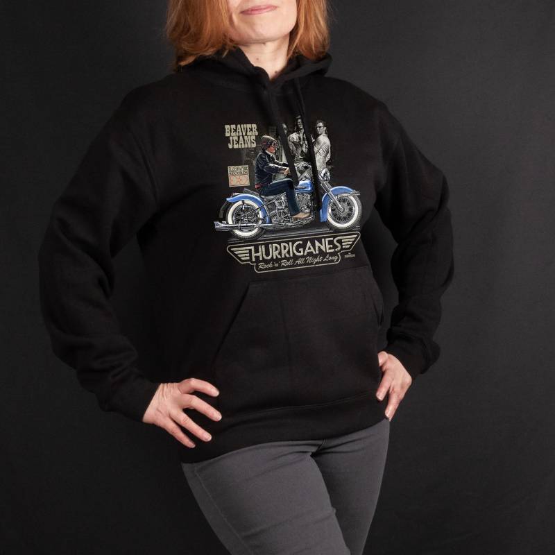 Black Hurriganes Harley Hoodie