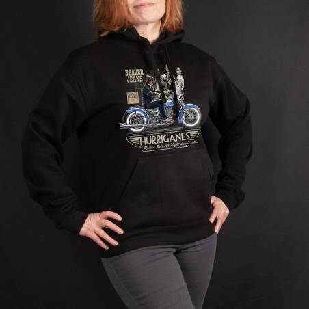 Black Hurriganes Harley Hoodie