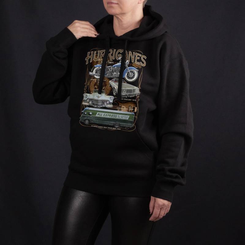 Black DC Hurriganes Vehicles Hoodie