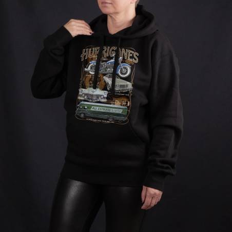 Black DC Hurriganes Vehicles Hoodie