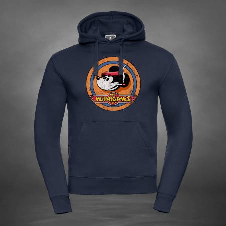 Navy Blue The Hurriganes Mikey Mouse Hoodie