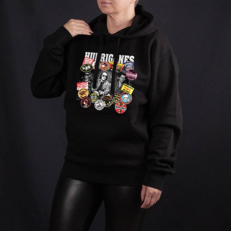 Black Hurriganes Badges Hoodie